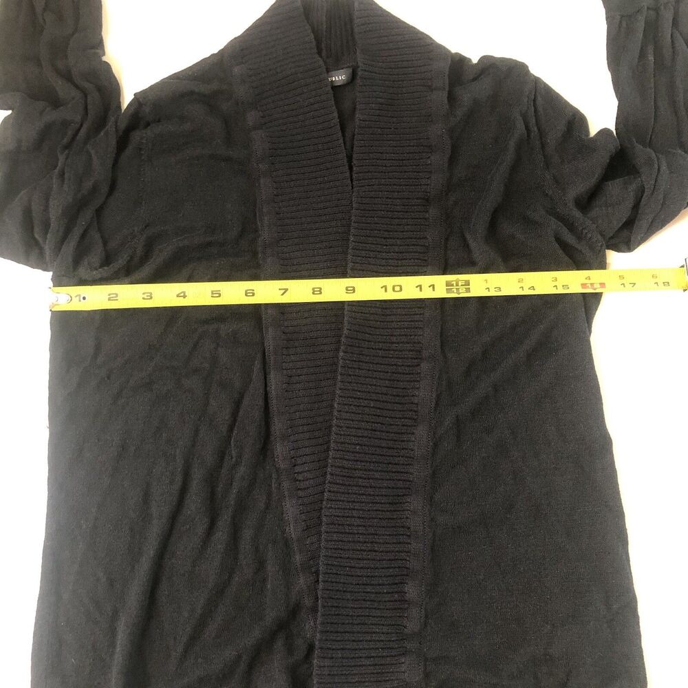 Banana Republic  Womens Medium Open Cardigan Linen Blend Size Medium - Picture 4 of 13